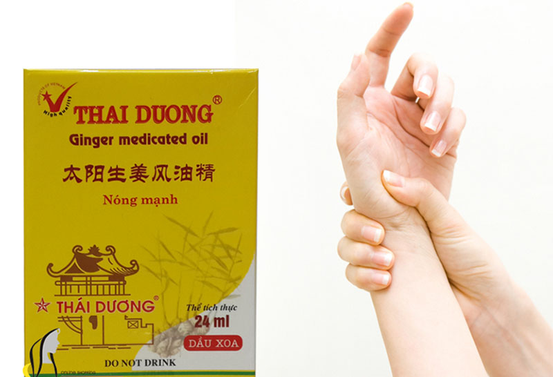 Dầu gió gừng Thái Dương 24ml - Sao Thái Dương