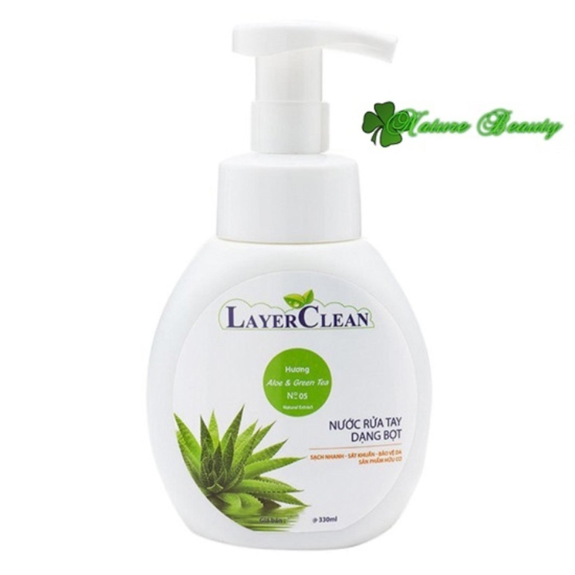 [HCM]Nước rửa tay hữu cơ dạng bọt Layer Clean