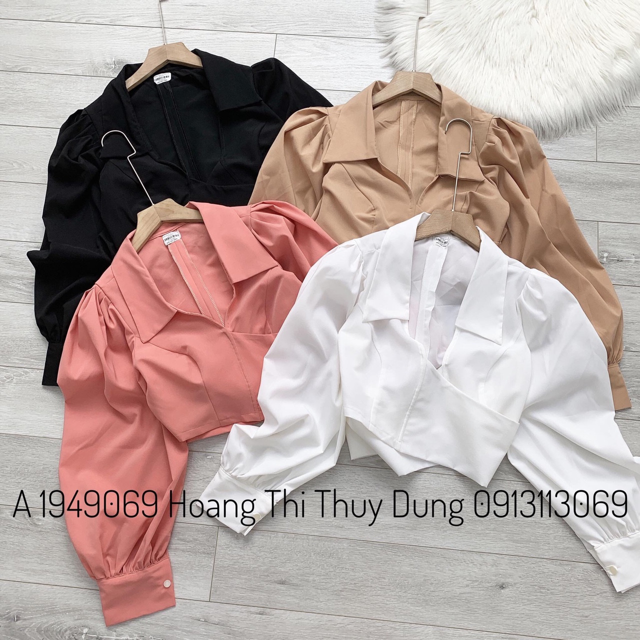 Áo phi lụa có cổ đi biển sexy TTSA0334 (TTKX0311)