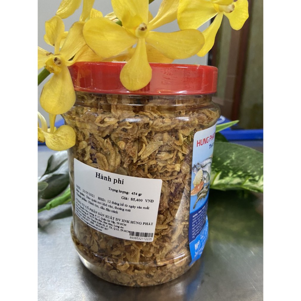 [HỎA TỐC - HCM] Hành Khô Phi - Tỏi Phi Giòn Hộp 454gram