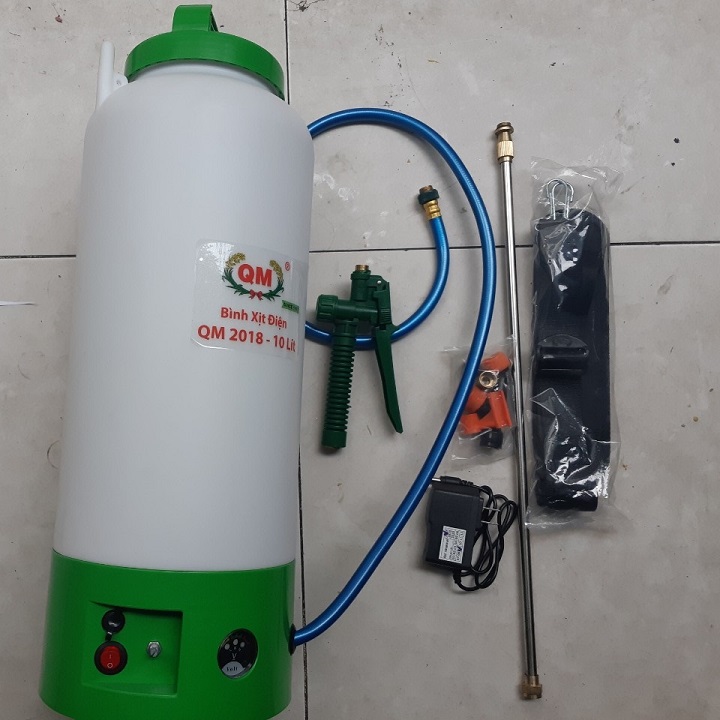Bình xịt điện 10 lít dùng pin lithium diêu nhẹ