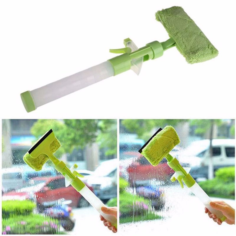 Cây lau kính có bình xịt thông minh 3 trong 1