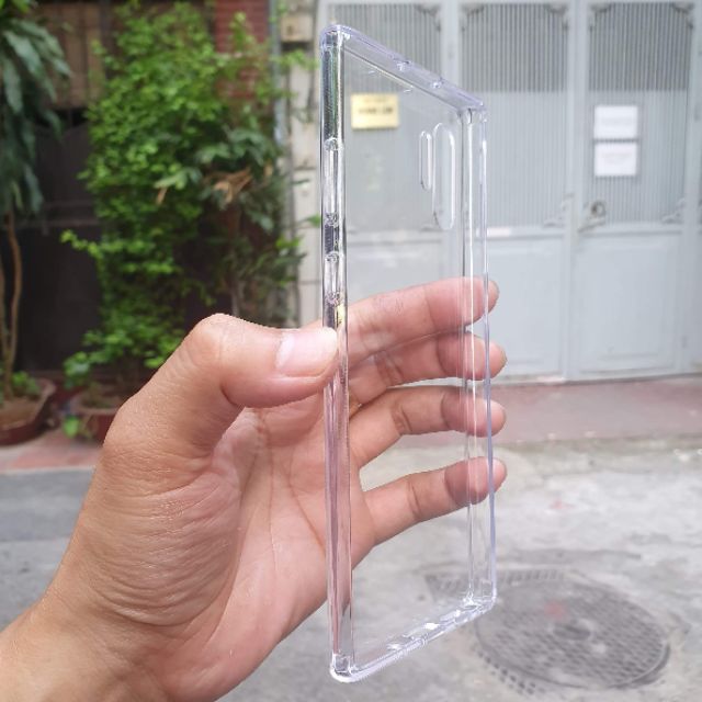 Ốp lưng Silicon trong suốt cho Samsung Galaxy Note 8, Note 9, Note 10, Note 10 Plus