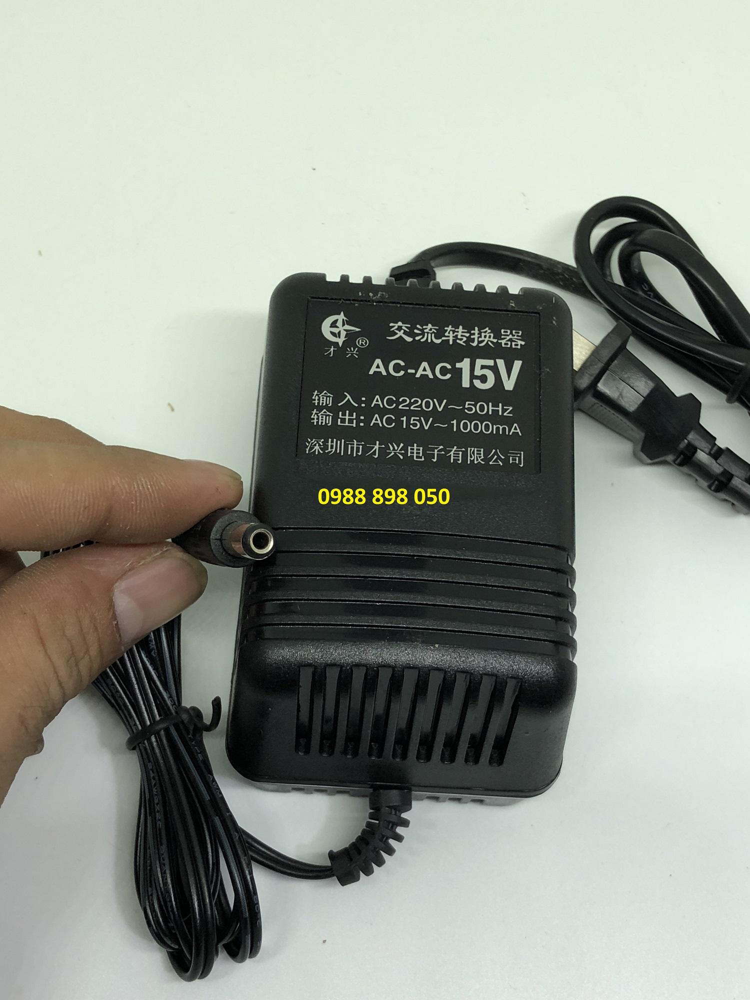 ADAPTER ĐIỆN XOAY CHIỀU AC 15V1A