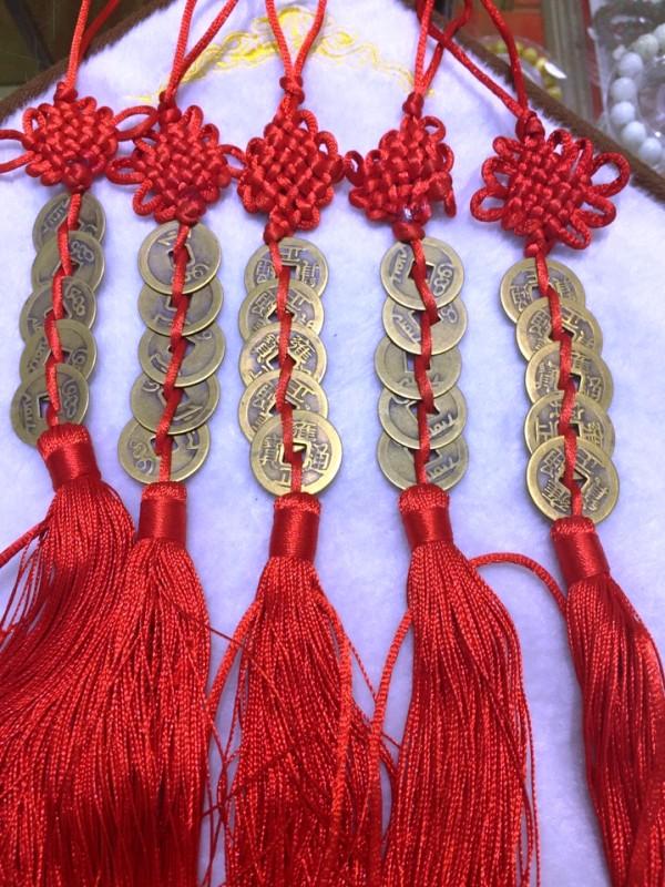 Tiền Ngũ Đế Bằng Đồng Thau May Mắn