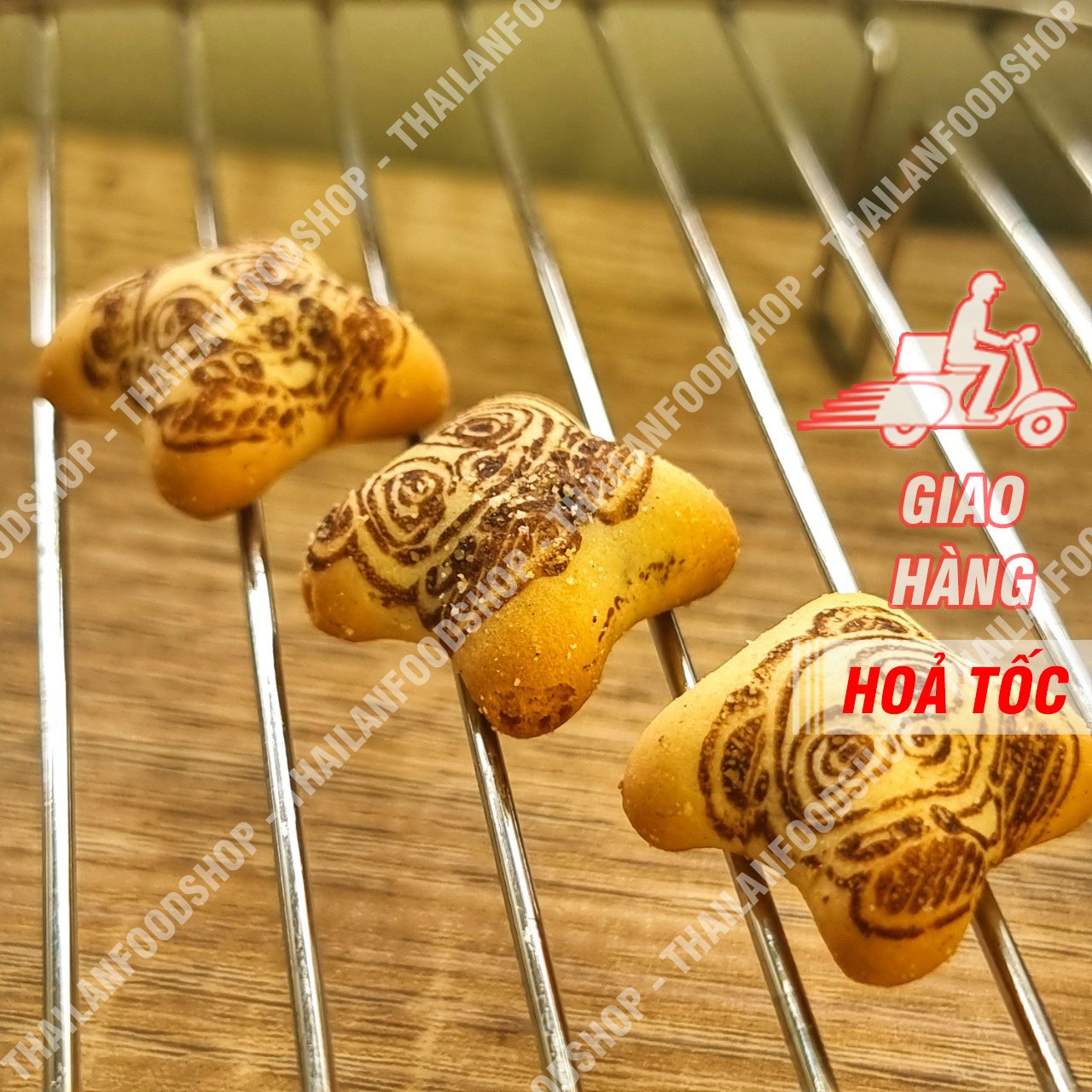 Bánh Gấu Socola Thái Lan - Lon 250gr