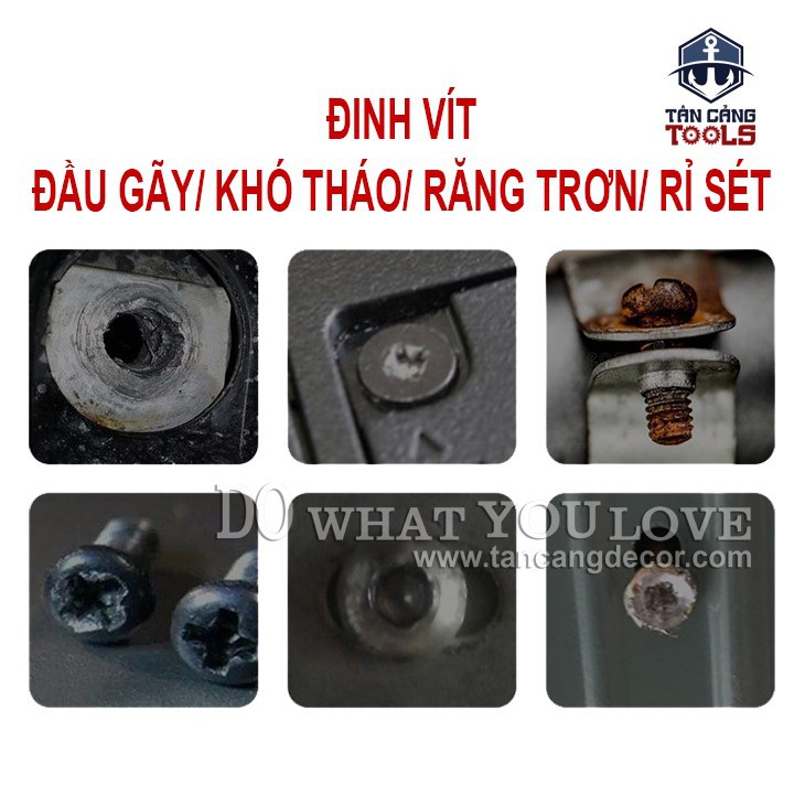Bộ Mở Toét Đầu Vít Komax 0101