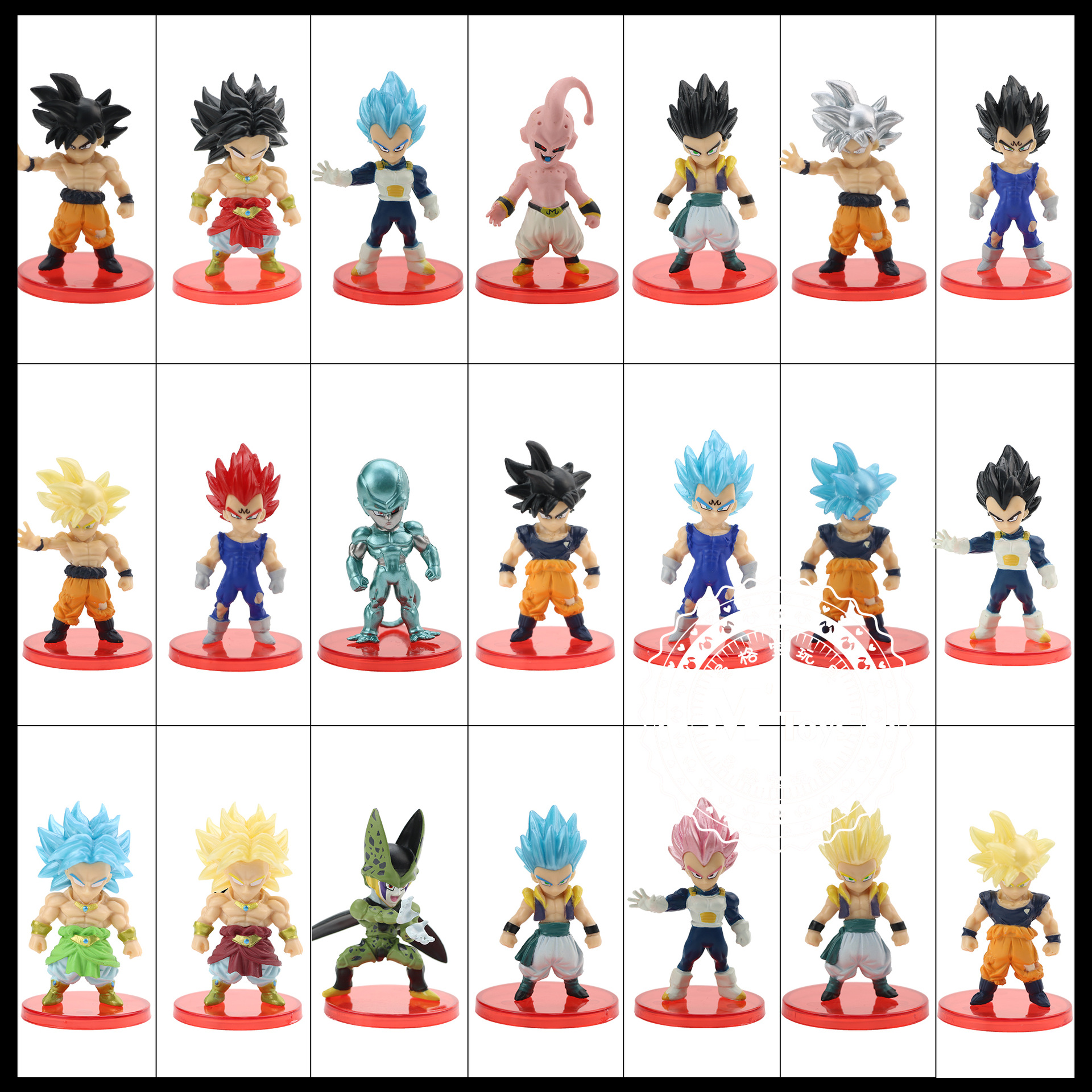 Mô hình các nhân vật trong Dragon Ball mini - Set 2