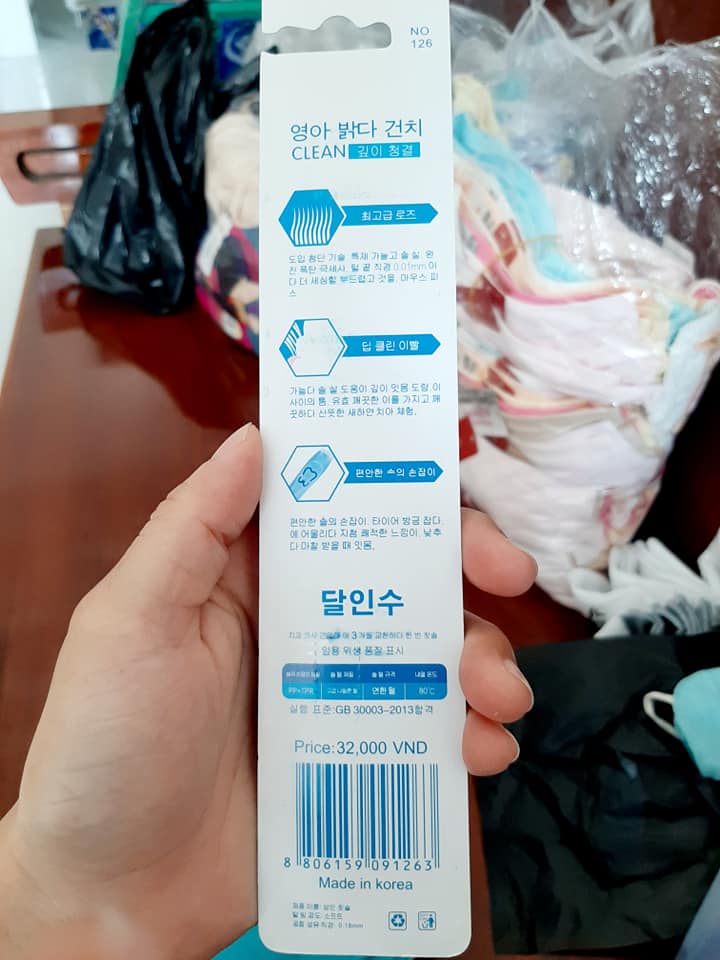 Set 5 Bàn Chải Đánh Răng Hàn Quốc No126