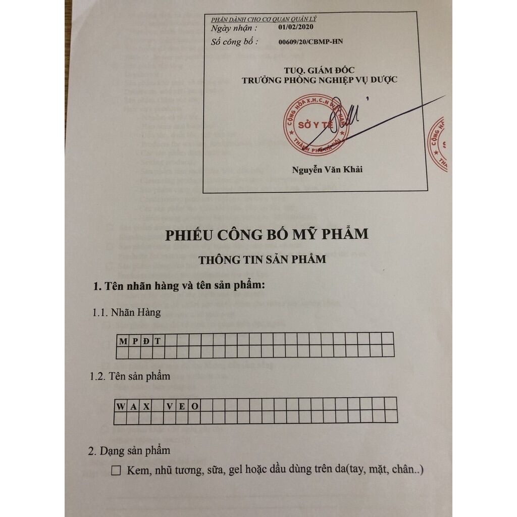[FreeshipMAX] Sáp wax lông lạnh mật ong Veo Ngân Bình kèm que gỗ và giấy