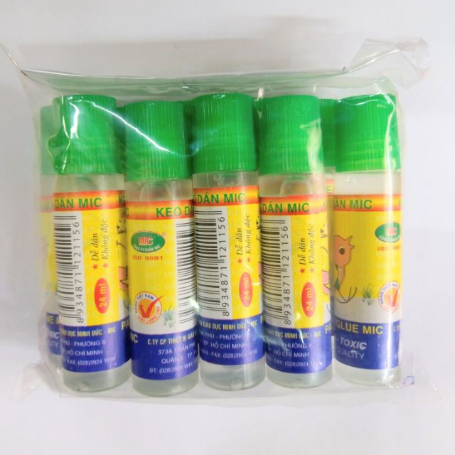 (Siêu Rẻ) 1 Lọ Keo Dán Giấy Mic,Hồ Dán Giấy Mic