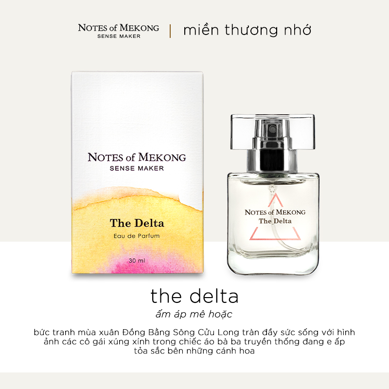 Nước Hoa Nữ Cao cấp Notes Of Mekong The Delta Hương Ấm Áp Mê Hoặc 30ml HOARIENT Chính Hãng