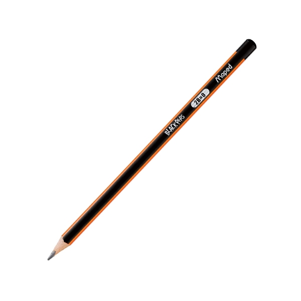 Bút chì đen gỗ 2b maped 850022