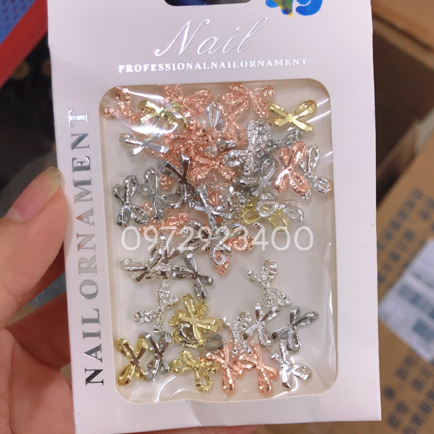 Charm Kim Loại Trang Trí Móng ,Đính Móng Tay 9 - MinI Nails