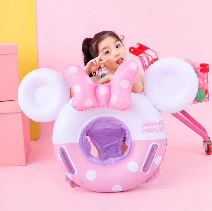 Phao Bơi Micky Cho Bé 0-4 Tuổi Kèm Bơm