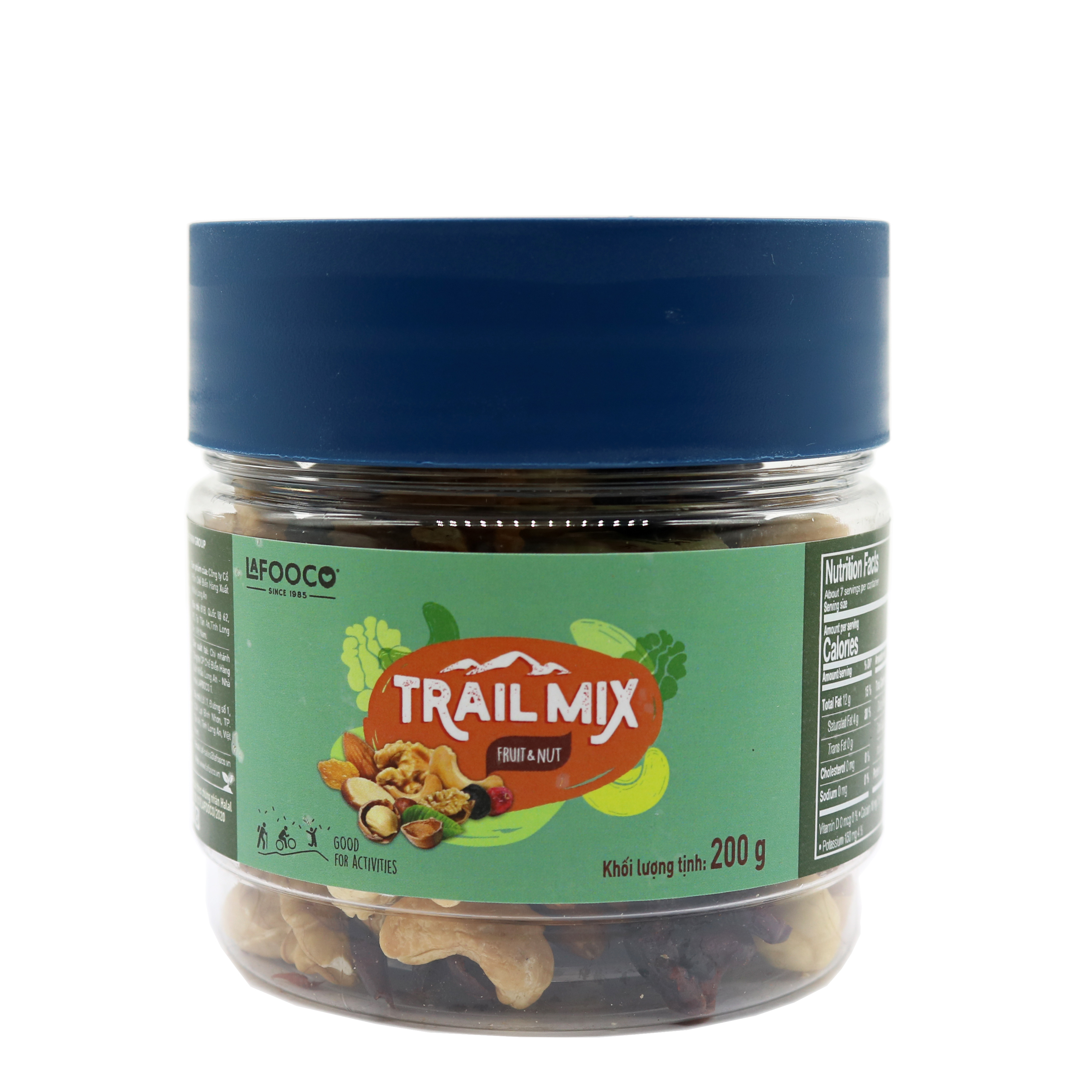 Trail mix LAFOOCO 200g Hạt hỗn hợp và quả mọng
