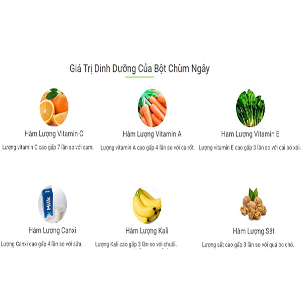 Bột Lá Chùm Ngây 100g - [Vườn Nhà Mình]