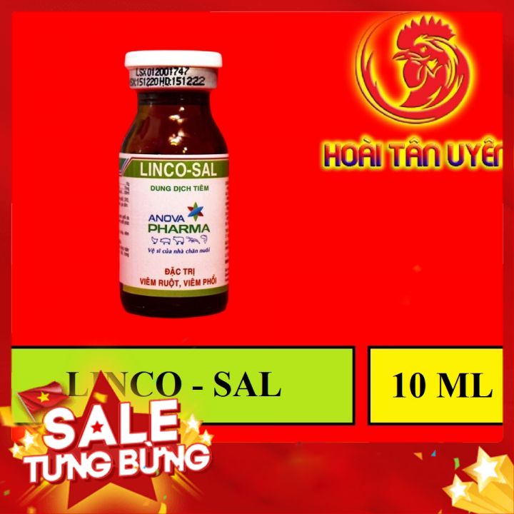 [ BD ] [ CHUYÊN SỖ MŨI ] Thuốc LINCO-SAL đặc trị sổ mũi cho gà đá 10ml