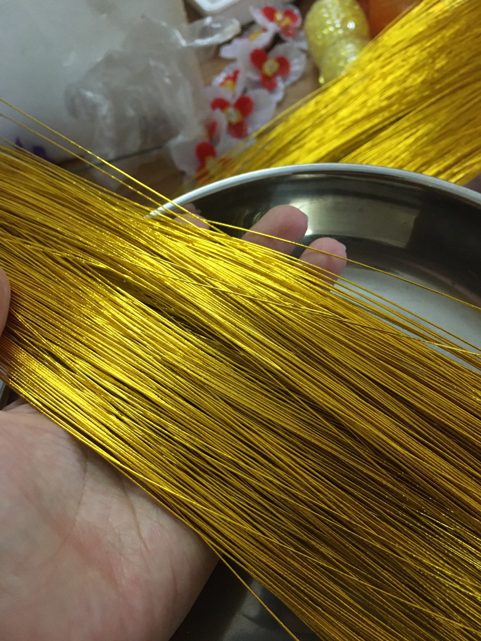 500gr kẽm 22 loại cứng ( dày 1mm, dài 78-80cm)