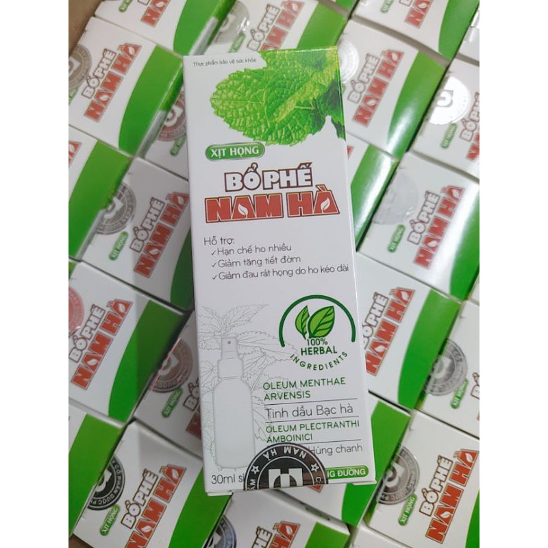 XỊT HỌNG BỔ PHẾ NAM HÀ CHAI 30ML