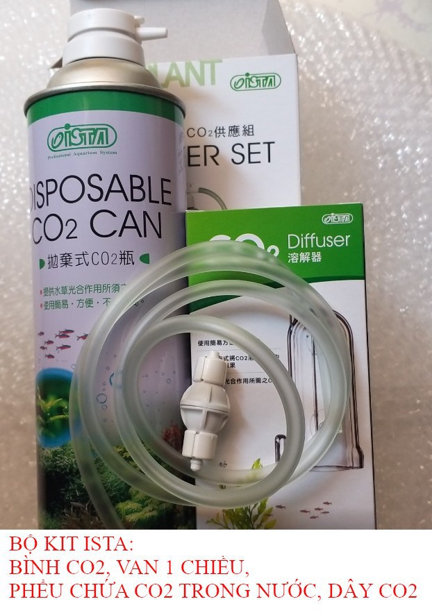 Bộ Kit Co2 thương hiệu ISTA dành cho cây thủy sinh trong các hồ nhỏ