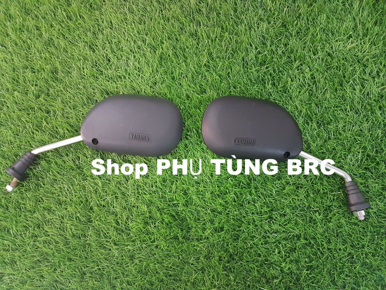 Cặp gương chiếu hậu kiểu YAMAHA SPARK màu đen.