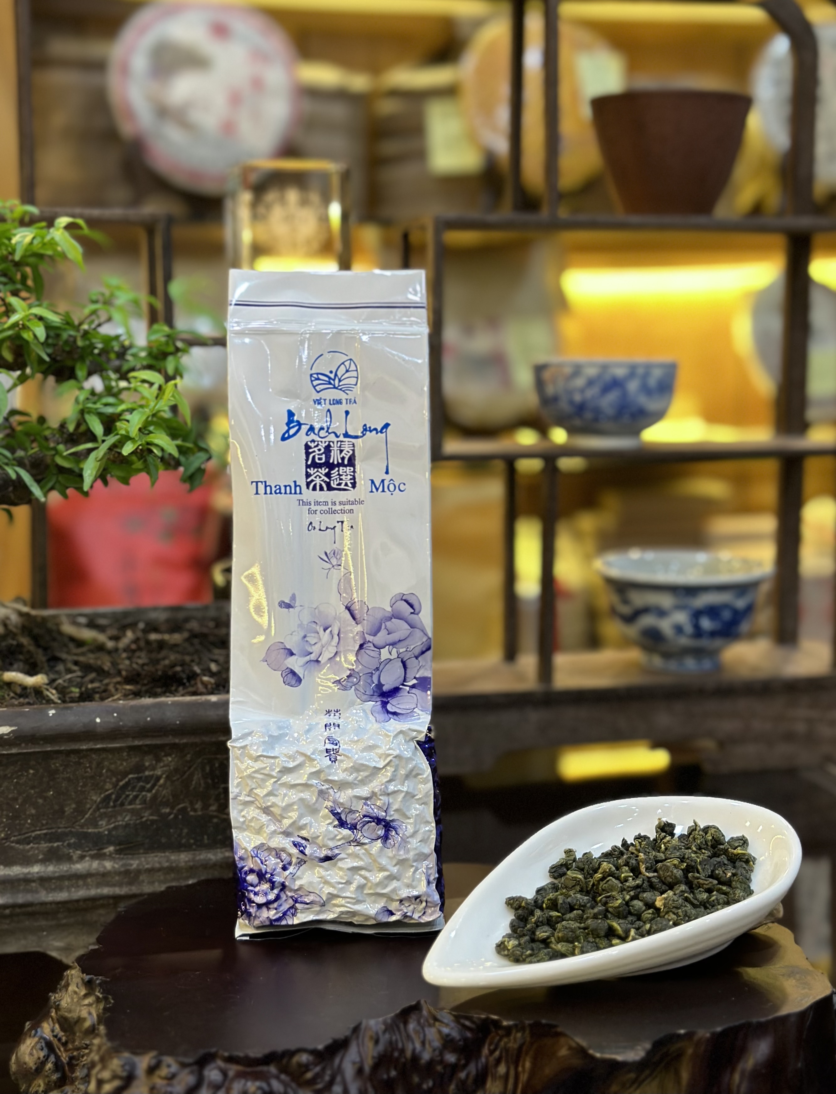 TRÀ Ô LONG BẠCH LONG - TRÀ ĐẸP DA, HỖ TRỢ GIẢM CÂN - TIÊU HOÁ TỐT - ORGANIC OOLONG TEA - 100G - VIỆT LONG TRÀ