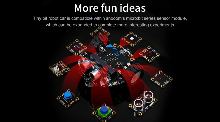 [HCM]Tiny:bit - Xe robot Tiny Bit - Robot lập trình cho trẻ em