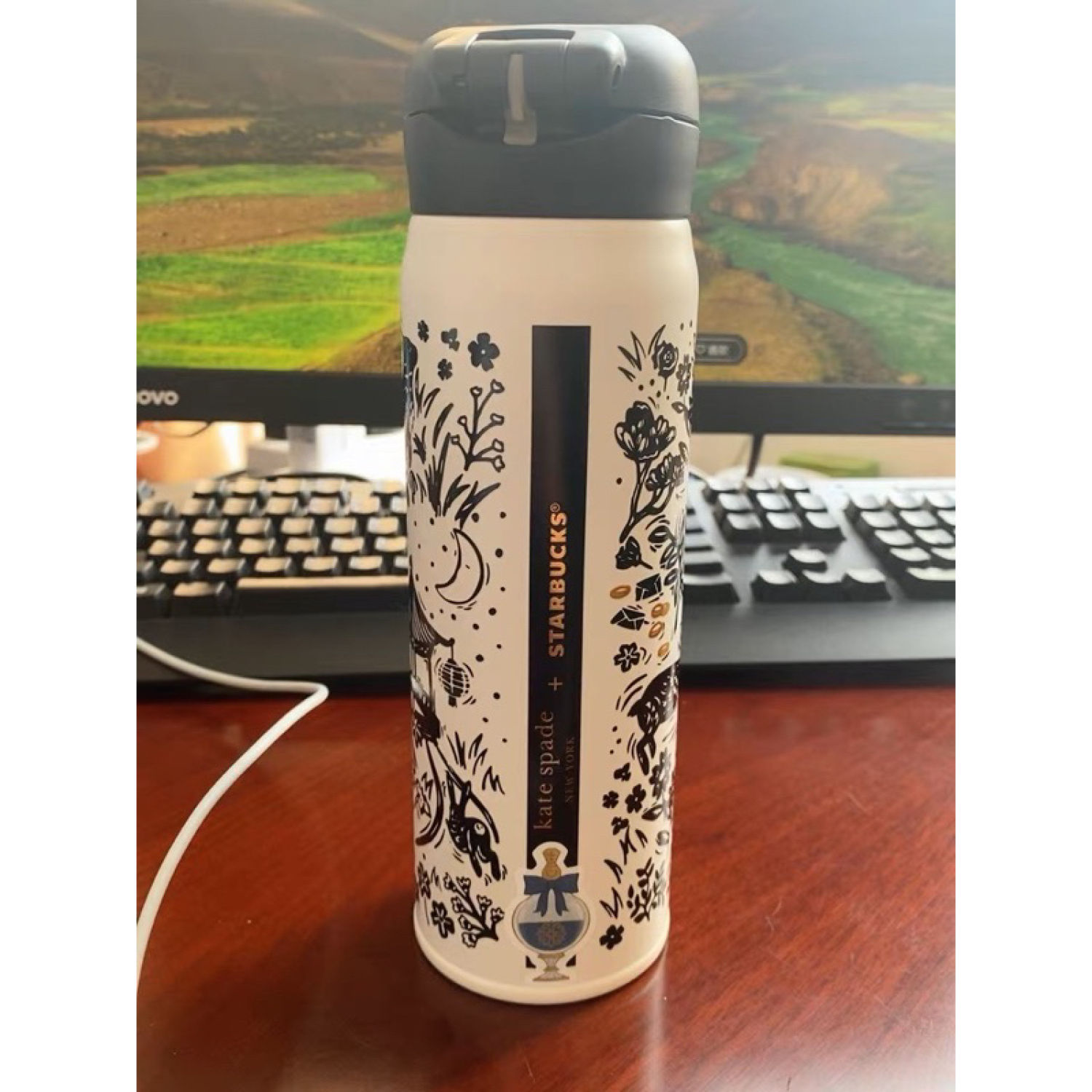Bình giữ nhiệt Starbucks Kate Spade Dung tích 500ml
