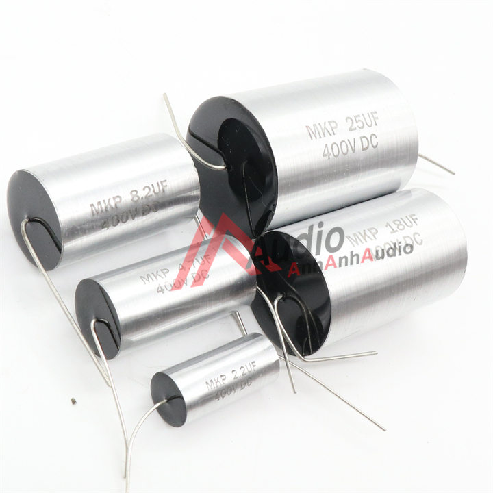 Tụ phân tần loa màu bạc  400v nhiều thông số
