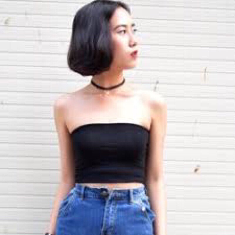 [HCM]Áo ống thun body croptop phối đồ cực thích