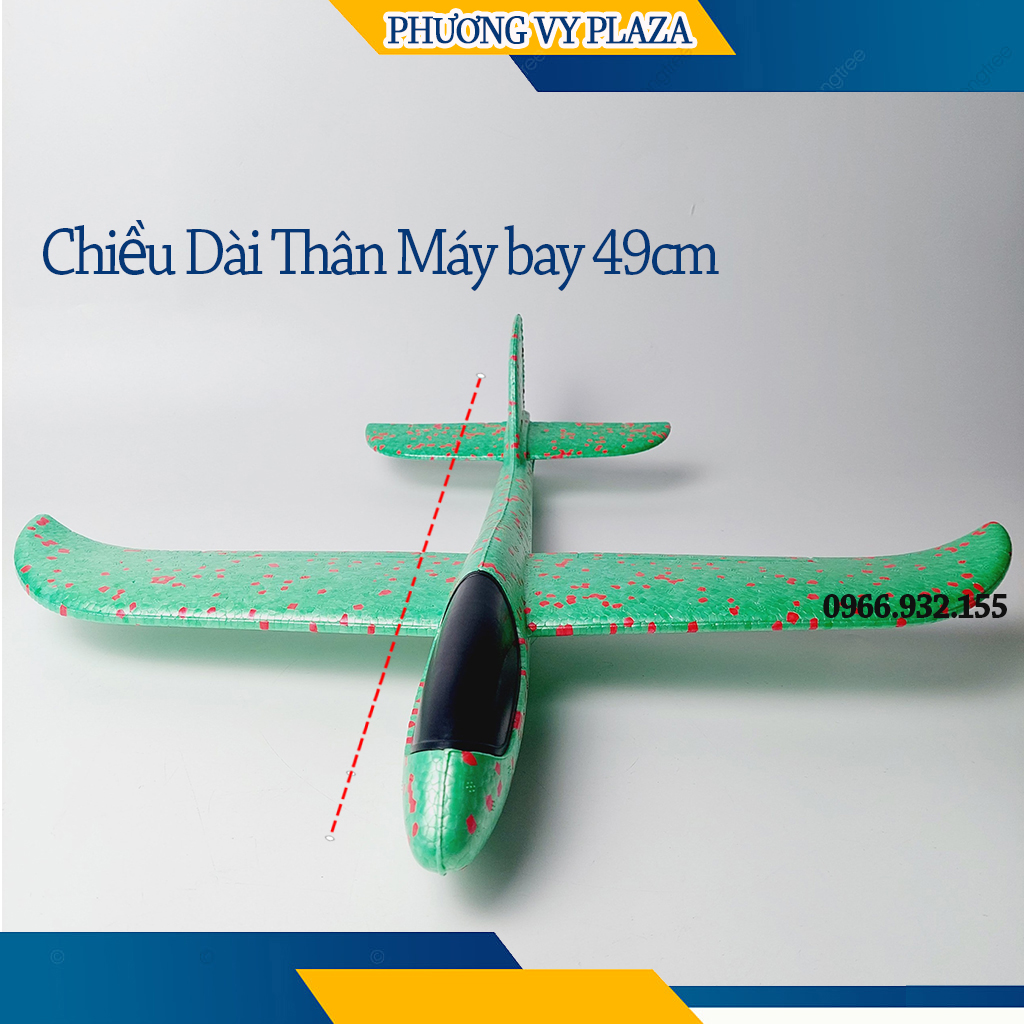 Máy Bay Xốp Phi Tay Megagift Cỡ Lớn 48cm x 49cm