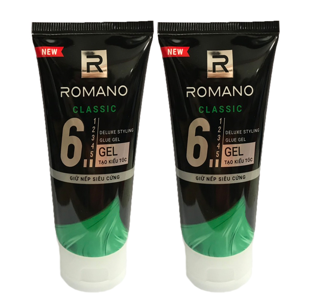 Gel cứng vuốt tóc Romano Classic 150g