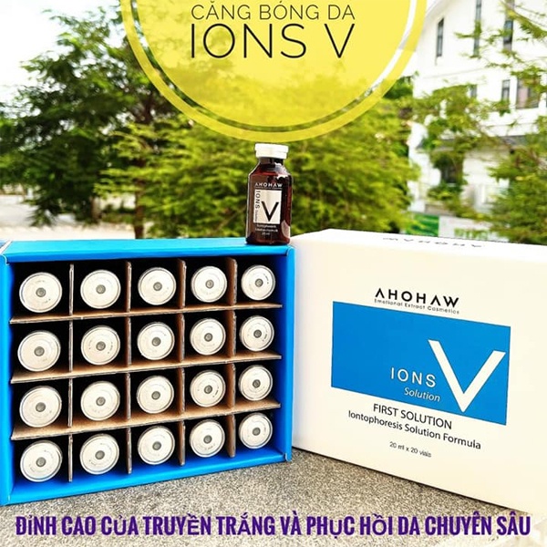 Hộp 20 lọ tế bào gốc ahohaw ions v solution