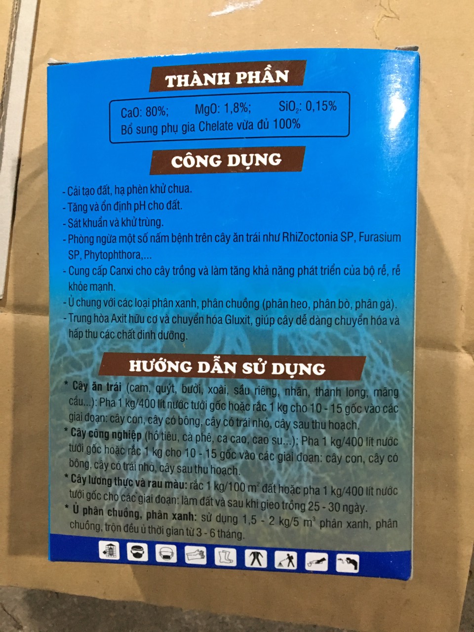 Tinh vôi APC hộp 01 kg