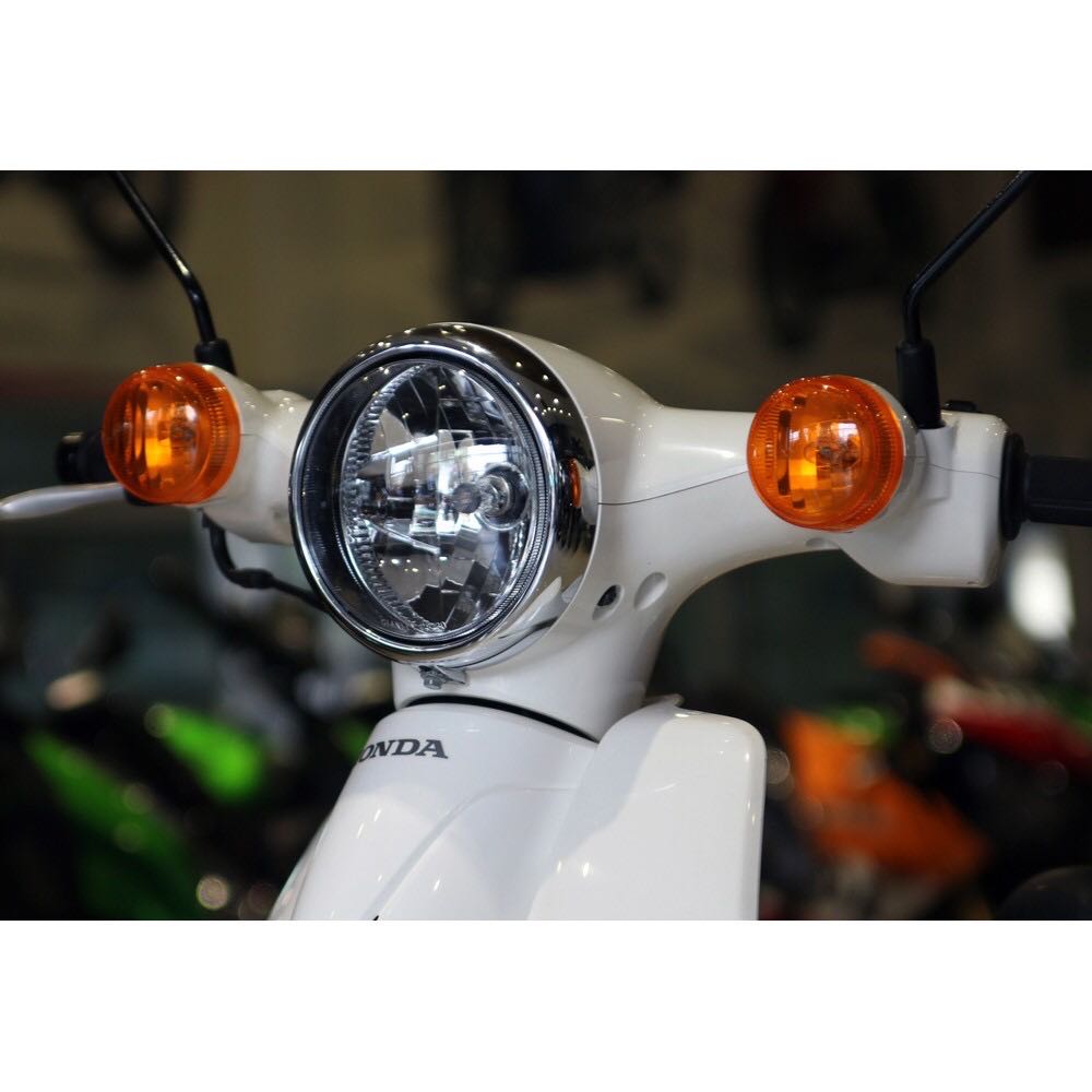 Cặp xi nhan trước xe cub chóa cam