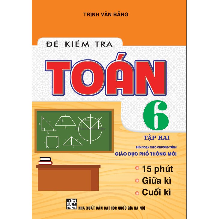 Sách - đề kiểm tra toán 6/2