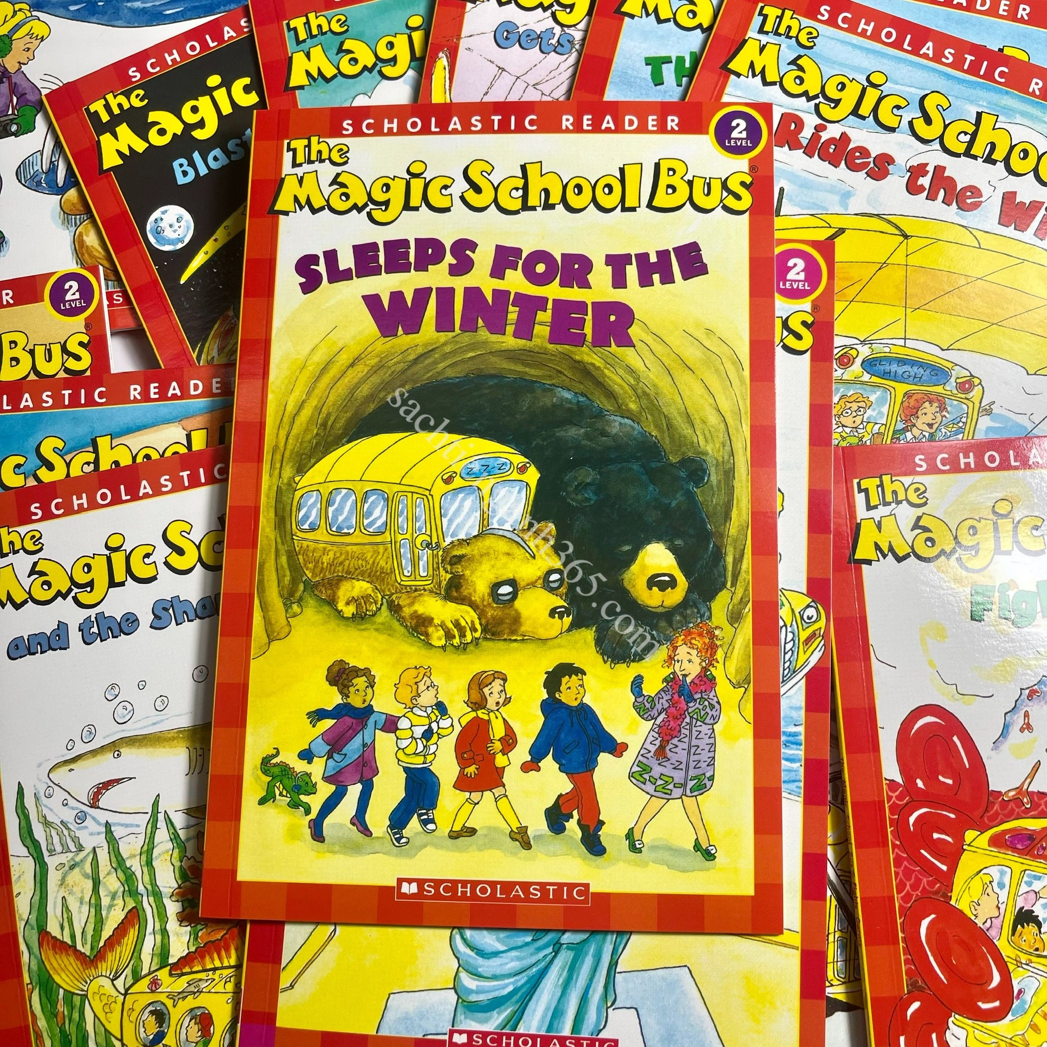 The Magic School Bus: Science Readers Box (Level 1+2) - 23q + AUDIO  | Nhập Khẩu