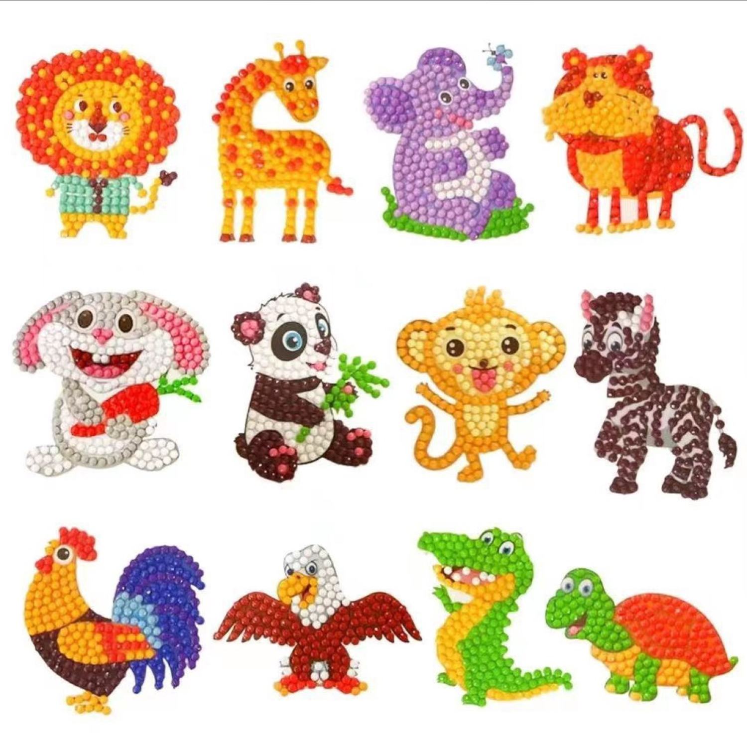 Bộ sticker đính đá trang trí