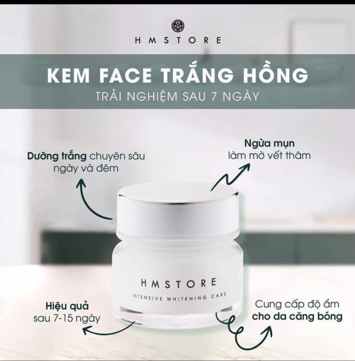 Kem Face HM Store ( Trắng Hồng )
