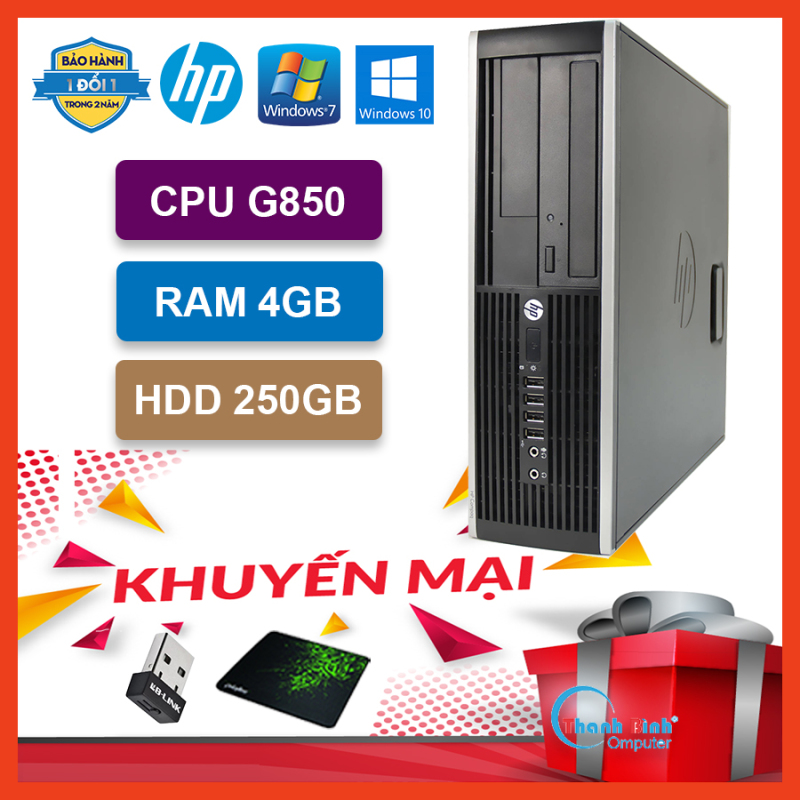 Bảng giá Máy Tính Để Bàn Đồng Bộ HP Pro 6300/8300 (Pentium G850/4G/HDD 250G) - Máy Tính Văn Phòng - Bảo Hành 24 Tháng - Tặng USB Wifi Và Bàn Di. Phong Vũ