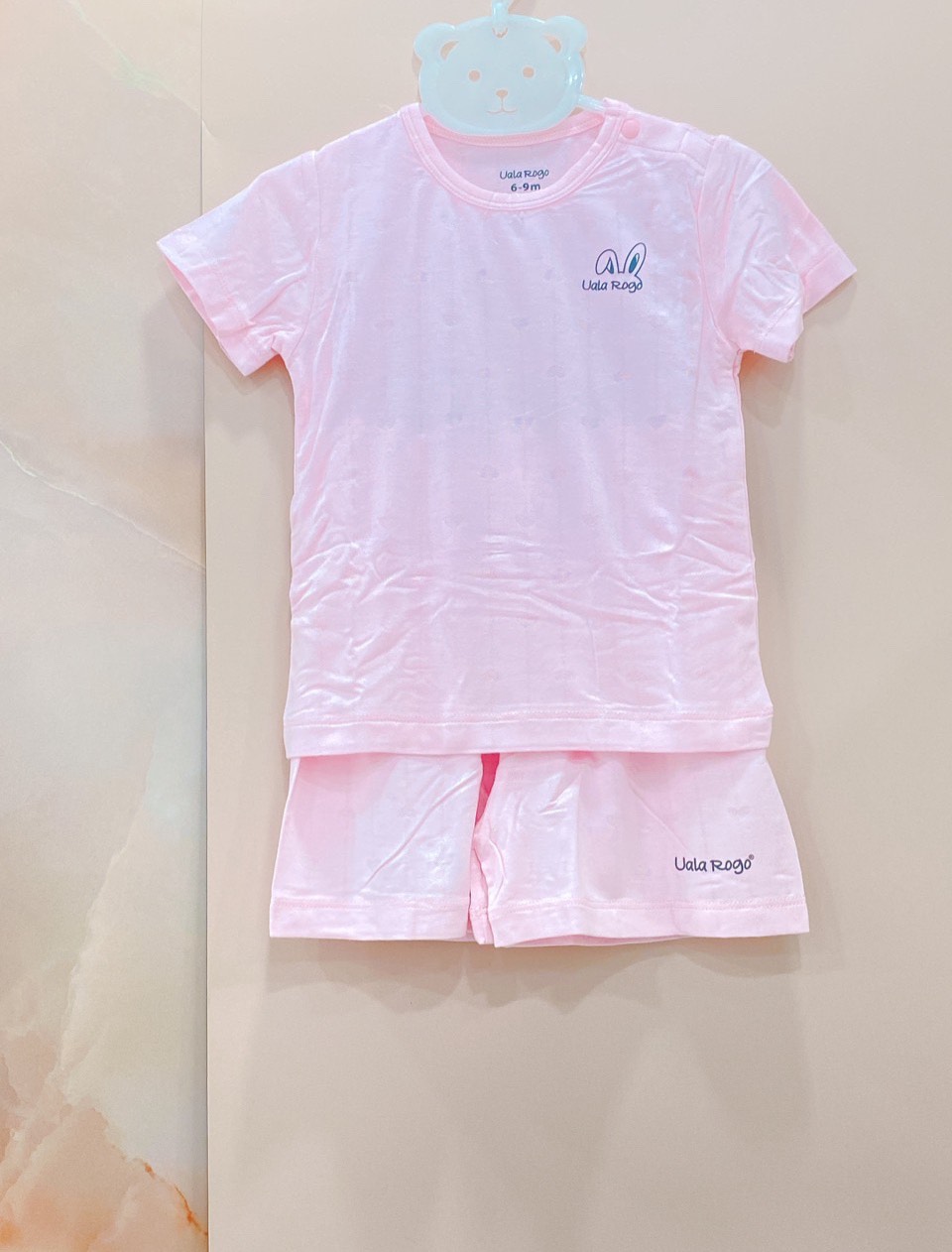 Uala rogo - bộ cộc tay bổ trụ modal tim 0-3m/ 3-6m/ 6-9m/ 9-12m/ 12-18m/ 36m