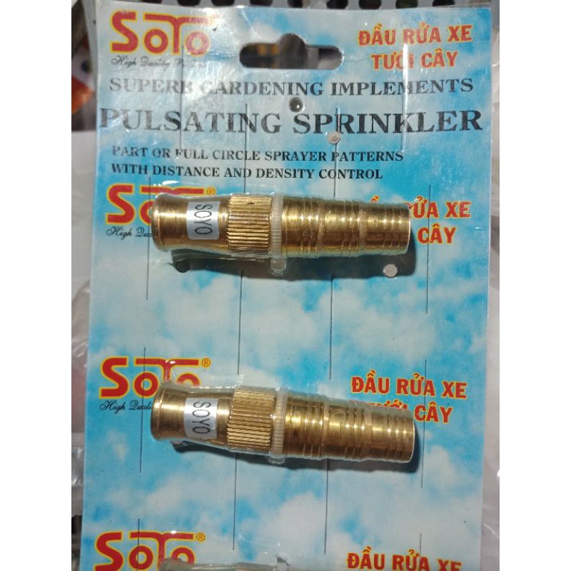 [HCM]Đầu xịt rửa xe - đầu tưới cây bằng đồng