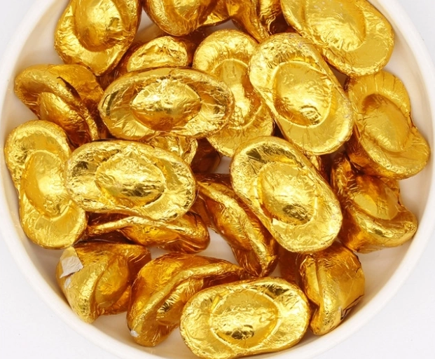 God of Wealth Golden Chocolate Bar, Ngoc Han Brand 500 Gr 200Gr)