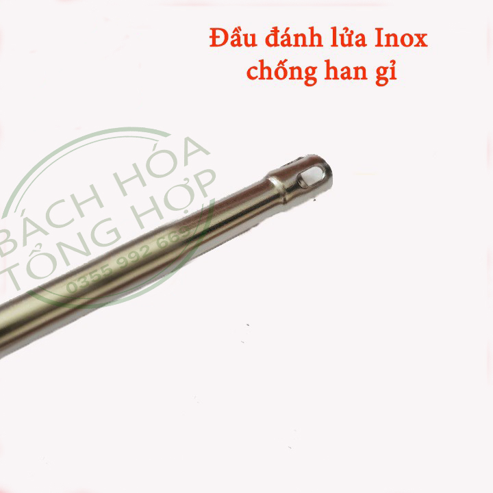 Dụng cụ mồi bếp ga-Bật lửa mồi bếp gas đánh tia lửa MADE IN JANPAN SPARK-L INOX