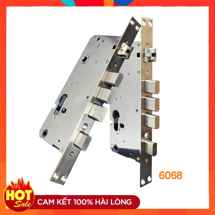 Thân khóa, ruột khóa vân tay 5050, 6068 (Inox 304)