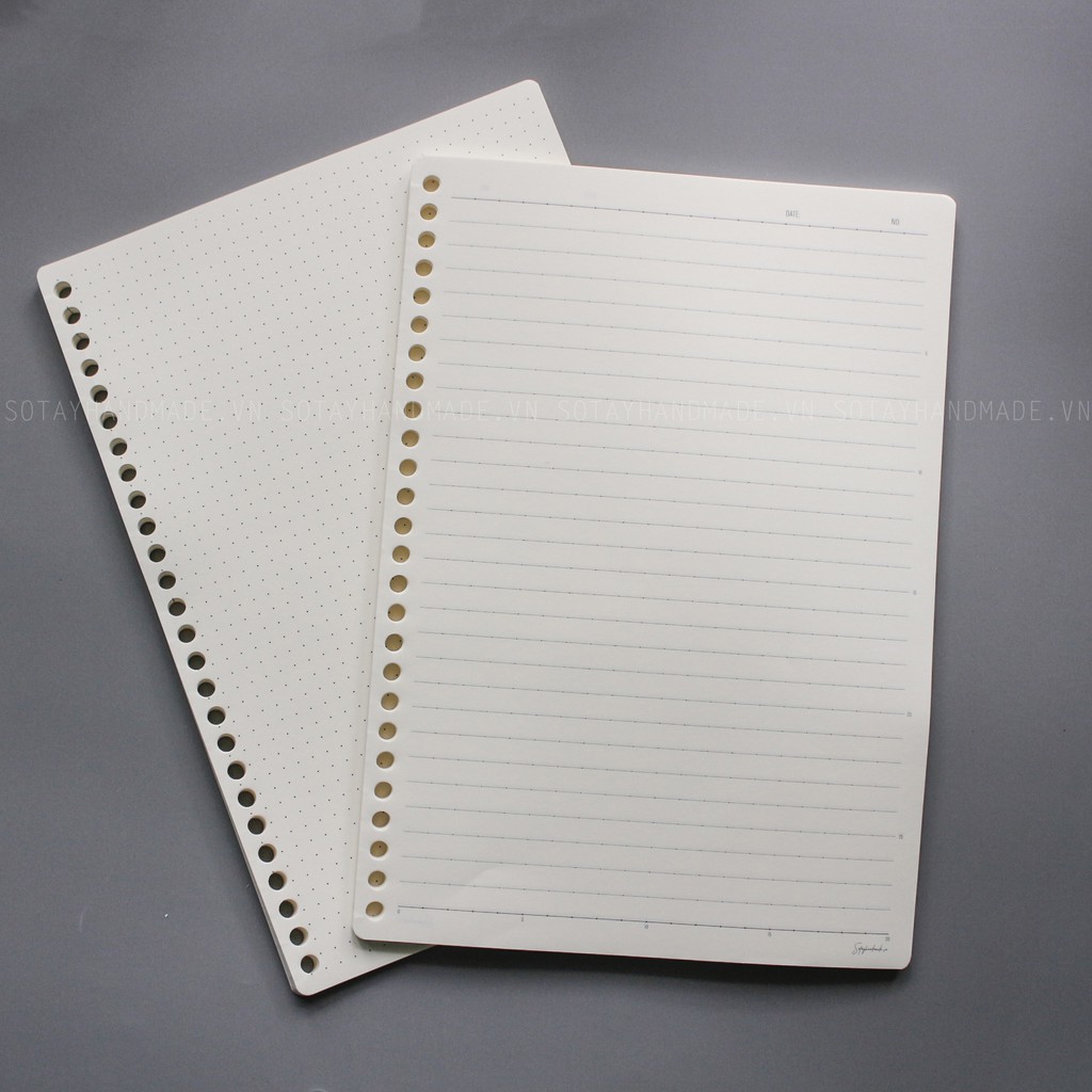 Giấy Refill thay lõi sổ còng 6 lỗ
