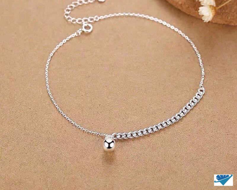 Lắc chân nữ bạc ta MS65d