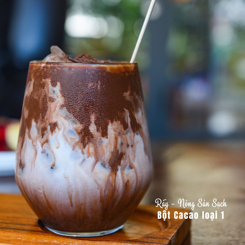 [500gram] BỘT CACAO ĐAKLAK nguyên chất 100% loại cao cấp