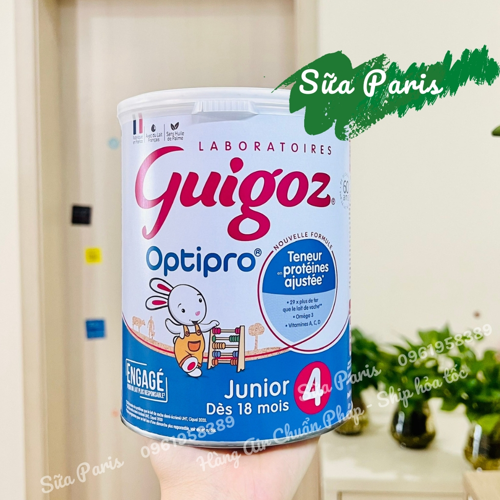 Sữa bột Guigoz, đủ số 1,2,3,4 dành cho bé từ sơ sinh, date xa_Sữa Paris Aderma